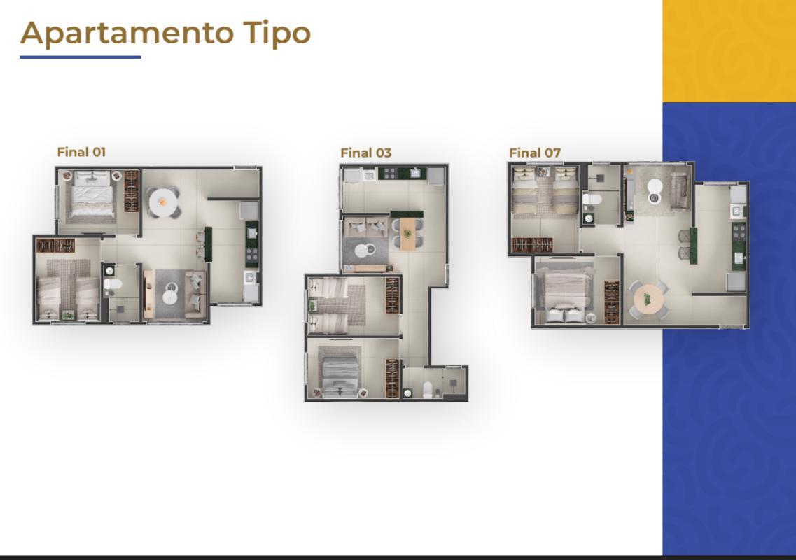 Apartamento, Teixeira Dias, 2 Quartos, 1 Vaga