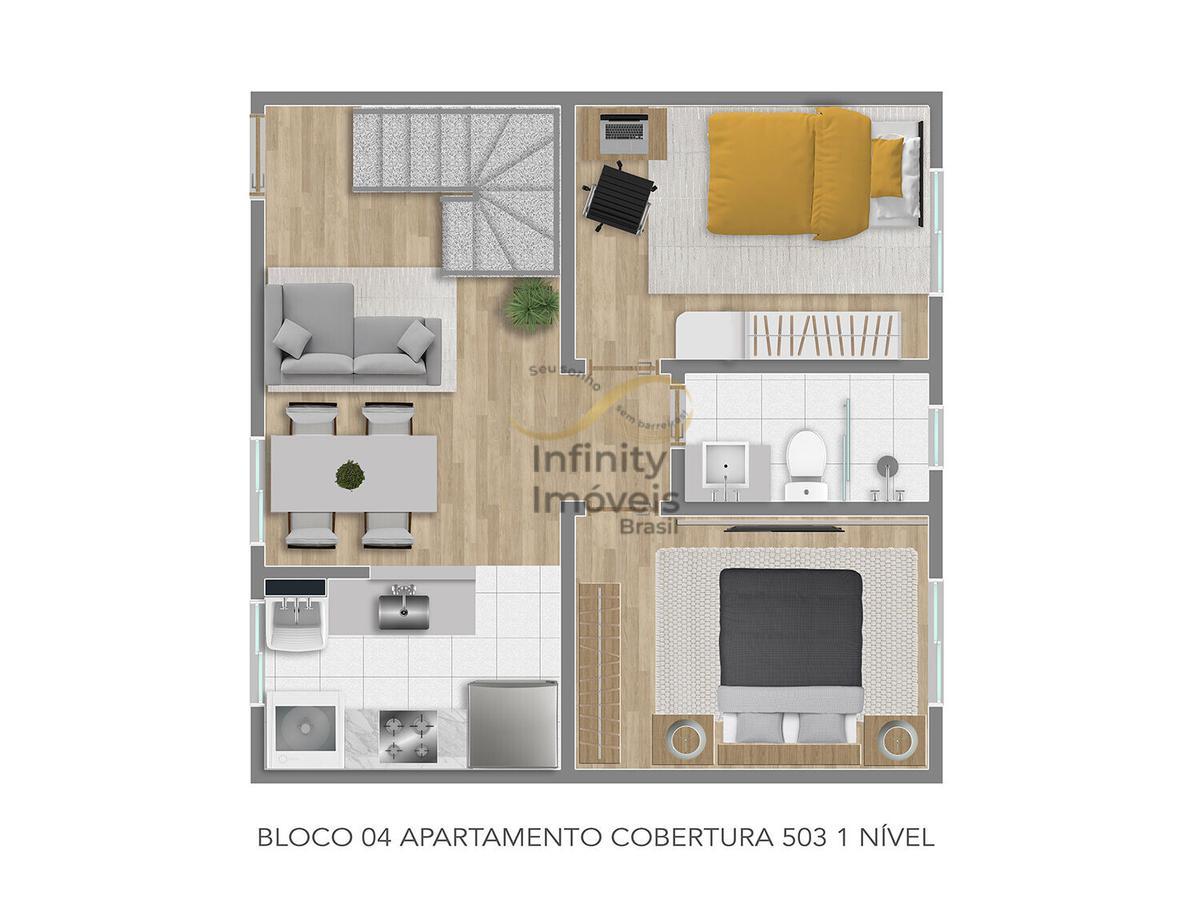 Cobertura, Paquetá, 2 Quartos