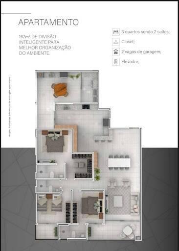 Apartamento, Timirim, 3 Quartos, 2 Vagas, 2 Suítes