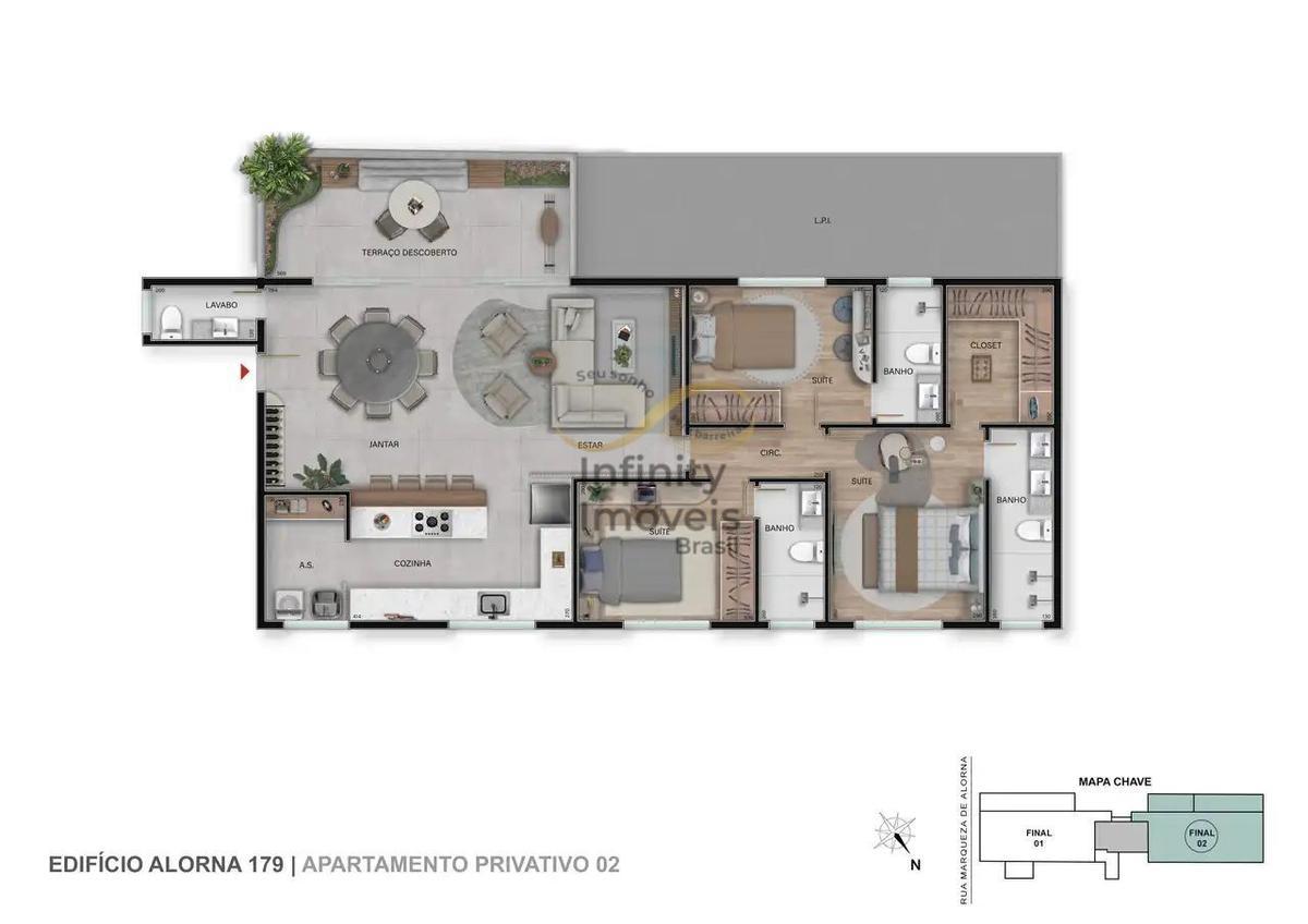 Apartamento, Serra, 2 Quartos