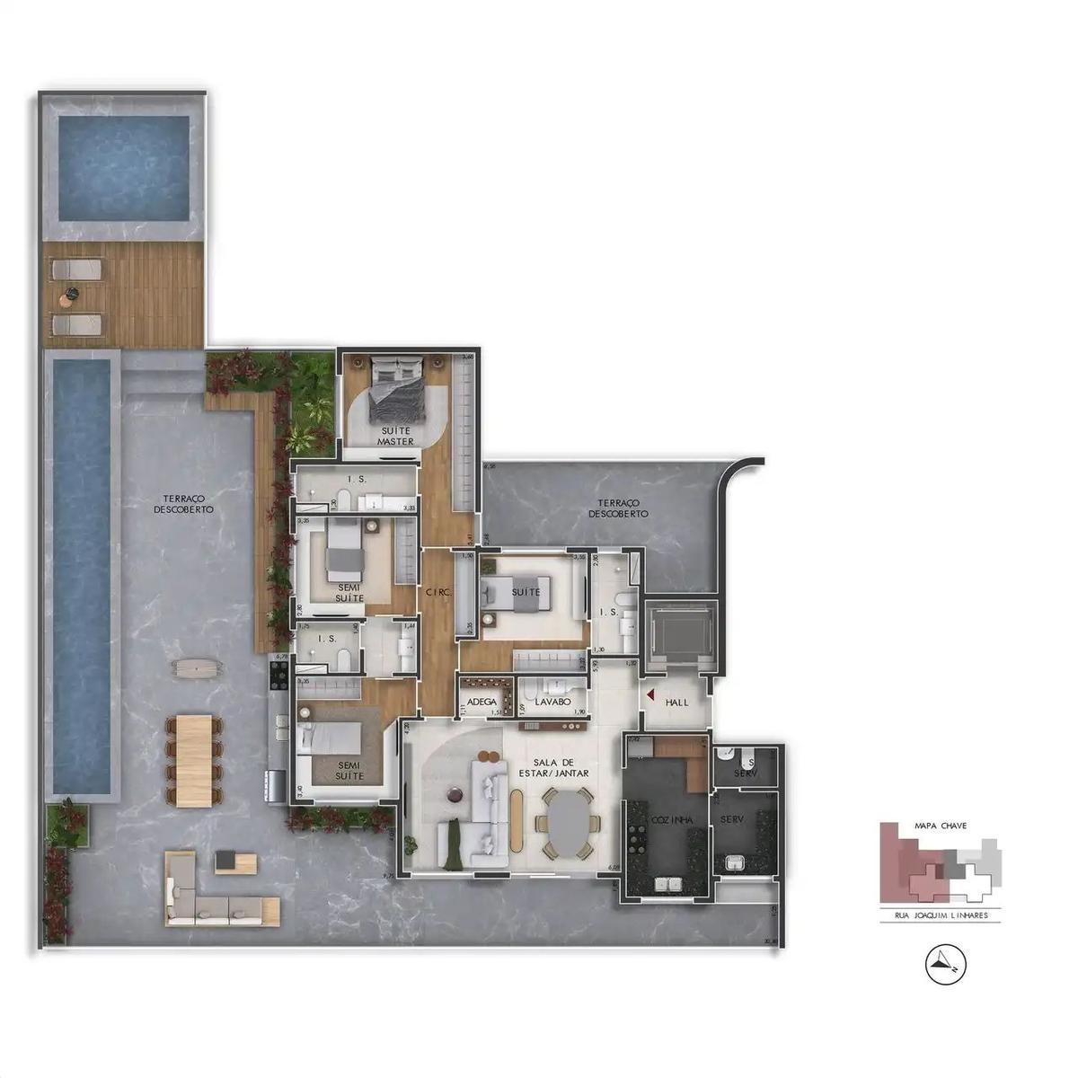 Apartamento, Anchieta, 4 Quartos, 4 Vagas, 3 Suítes