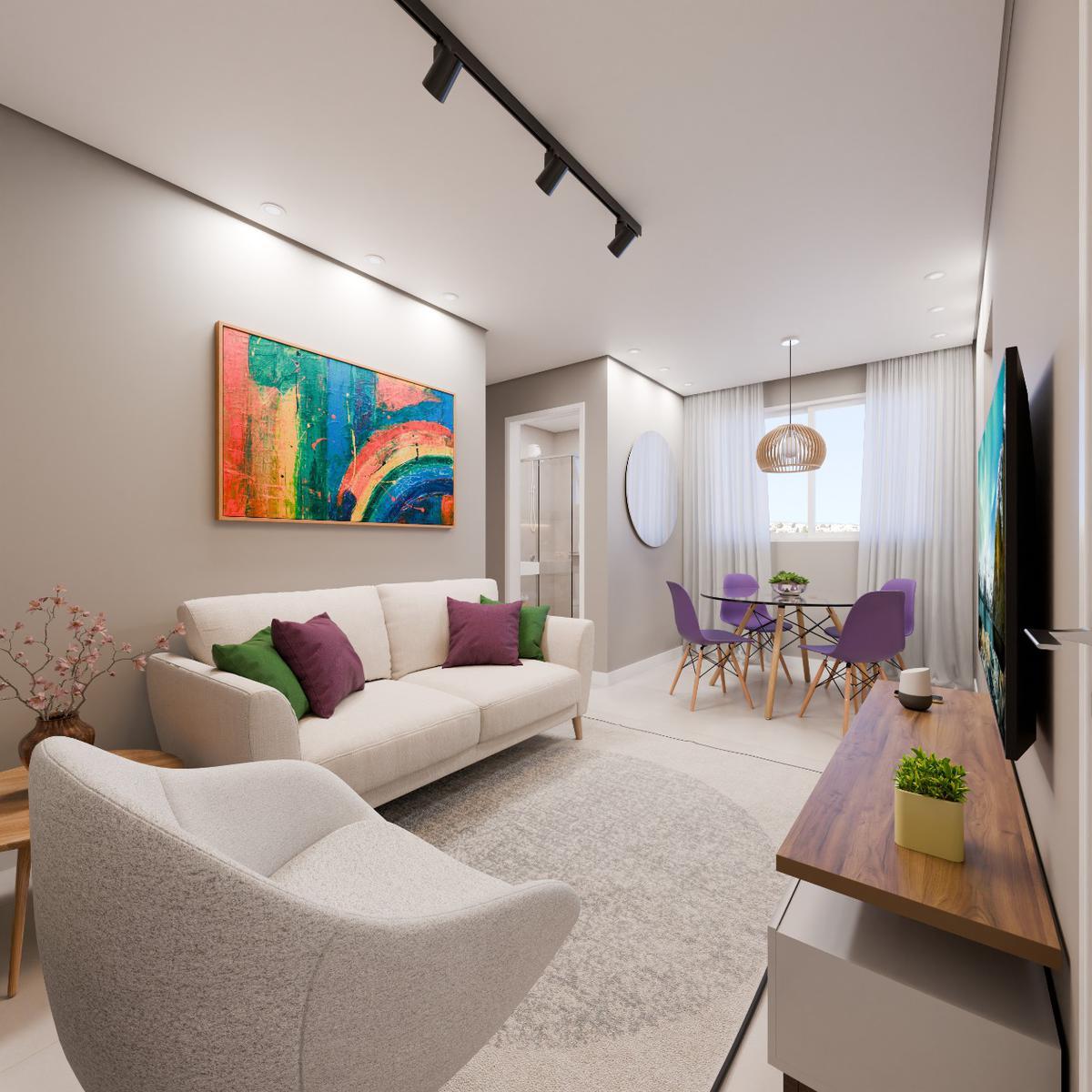 Apartamento, Cabral, 2 Quartos, 1 Vaga