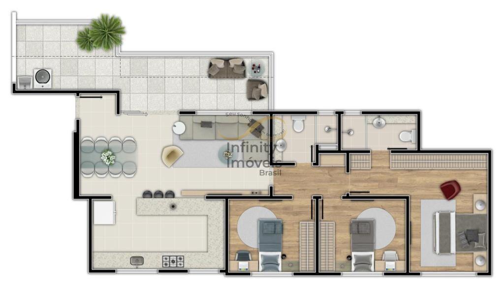 Apartamento, Nova Suíssa, 3 Quartos