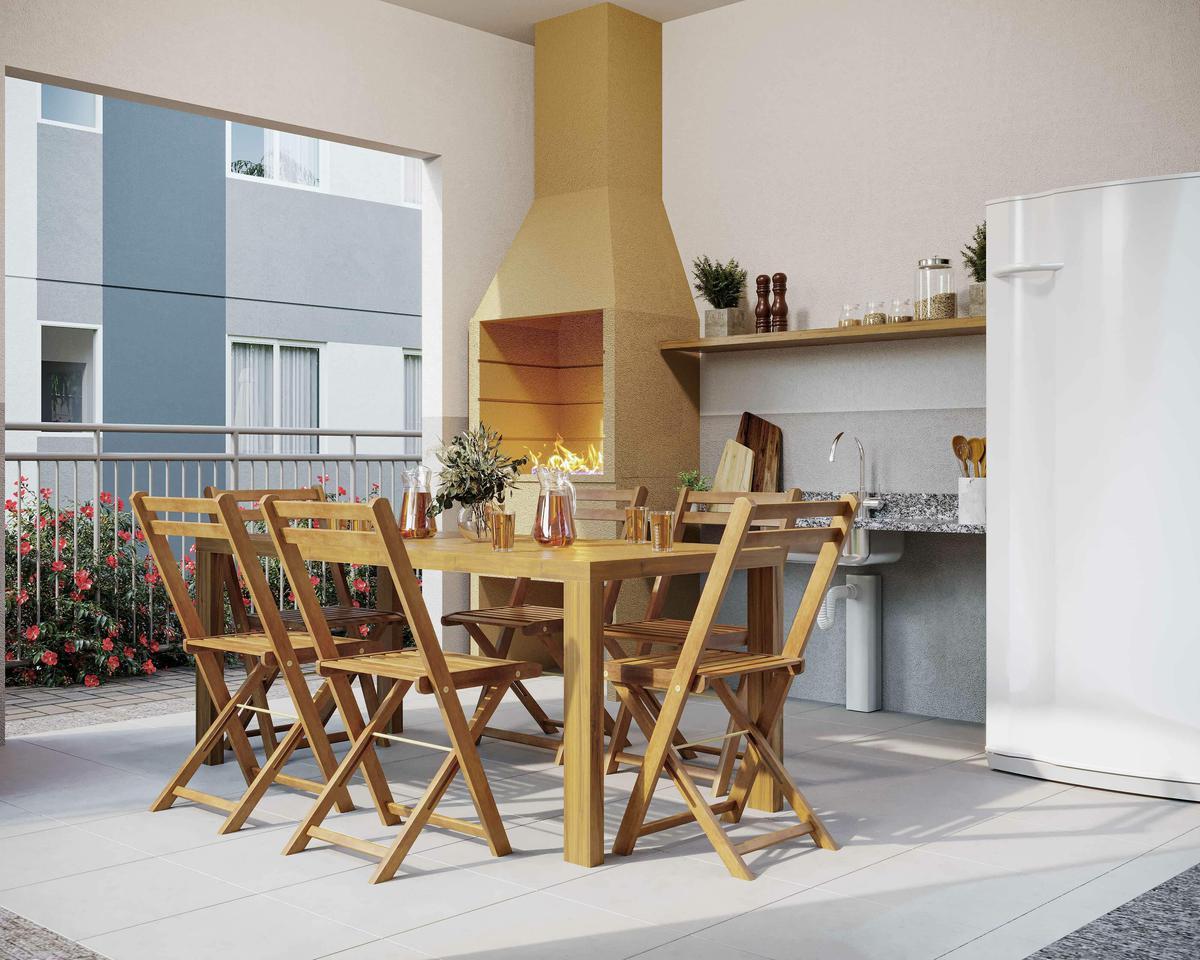 Apartamento, Caiapós, 2 Quartos, 1 Vaga