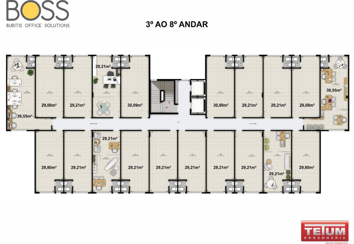Sala, Buritis, 1 Vaga