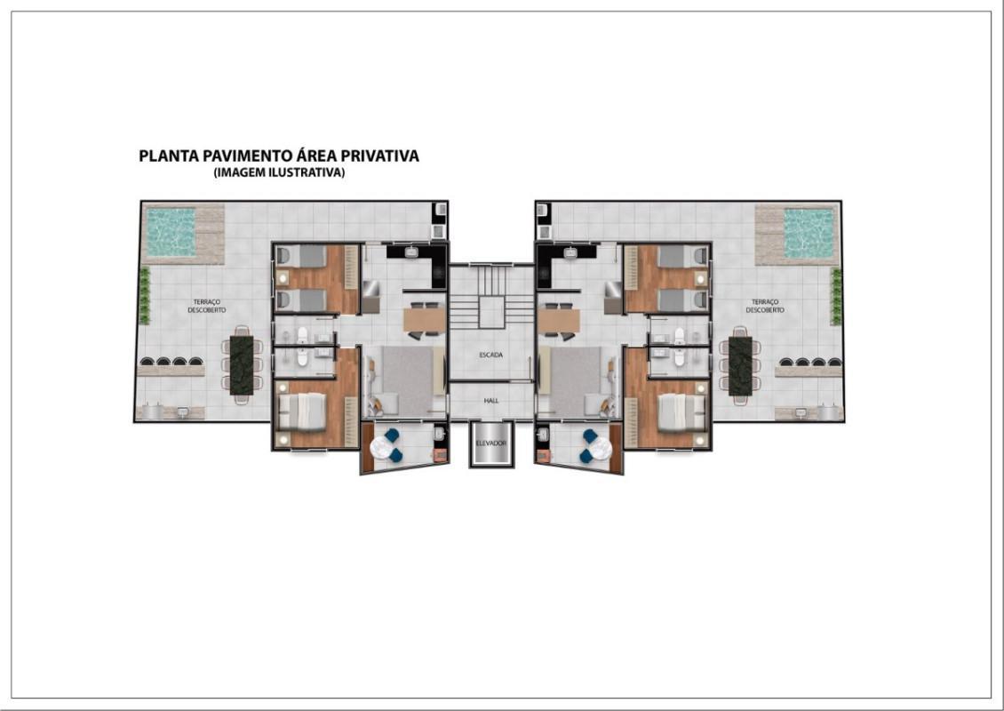 Apartamento, Centro, 2 Quartos, 2 Vagas, 1 Suíte