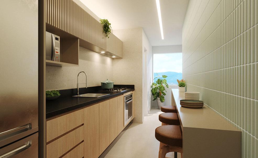 Apartamento, Piemonte, 3 Quartos, 2 Vagas, 1 Suíte