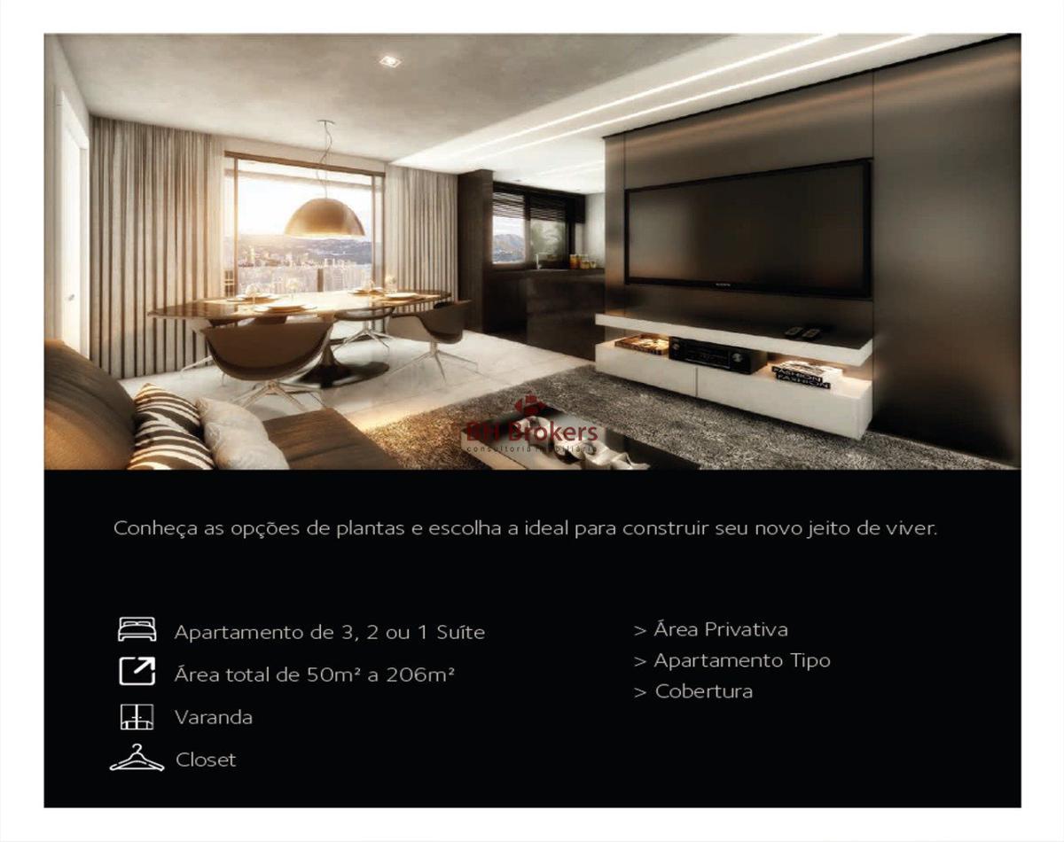 Apartamento, Lourdes, 3 Quartos, 2 Vagas, 3 Suítes