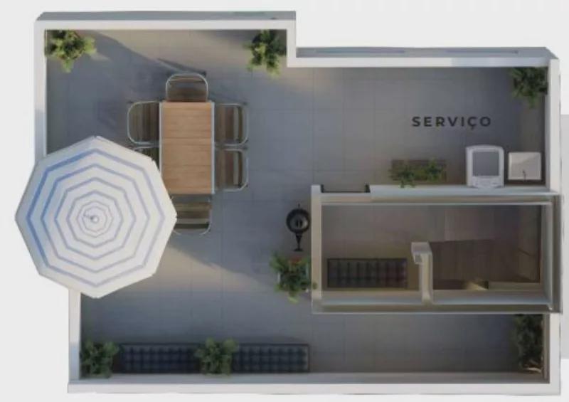 Cobertura, Parque Leblon, 2 Quartos, 2 Vagas