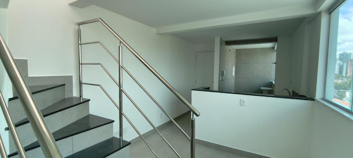 Cobertura, Barro Preto, 1 Quarto, 2 Vagas
