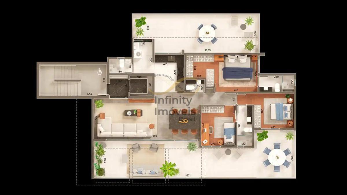 Apartamento, Santo Antônio, 3 Quartos