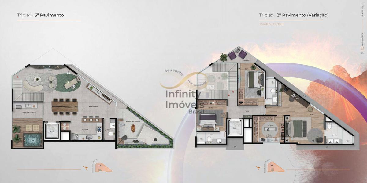 Apartamento, Serra, 3 Quartos