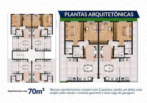 Apartamento, Caravelas, 2 Quartos, 1 Vaga, 1 Suíte