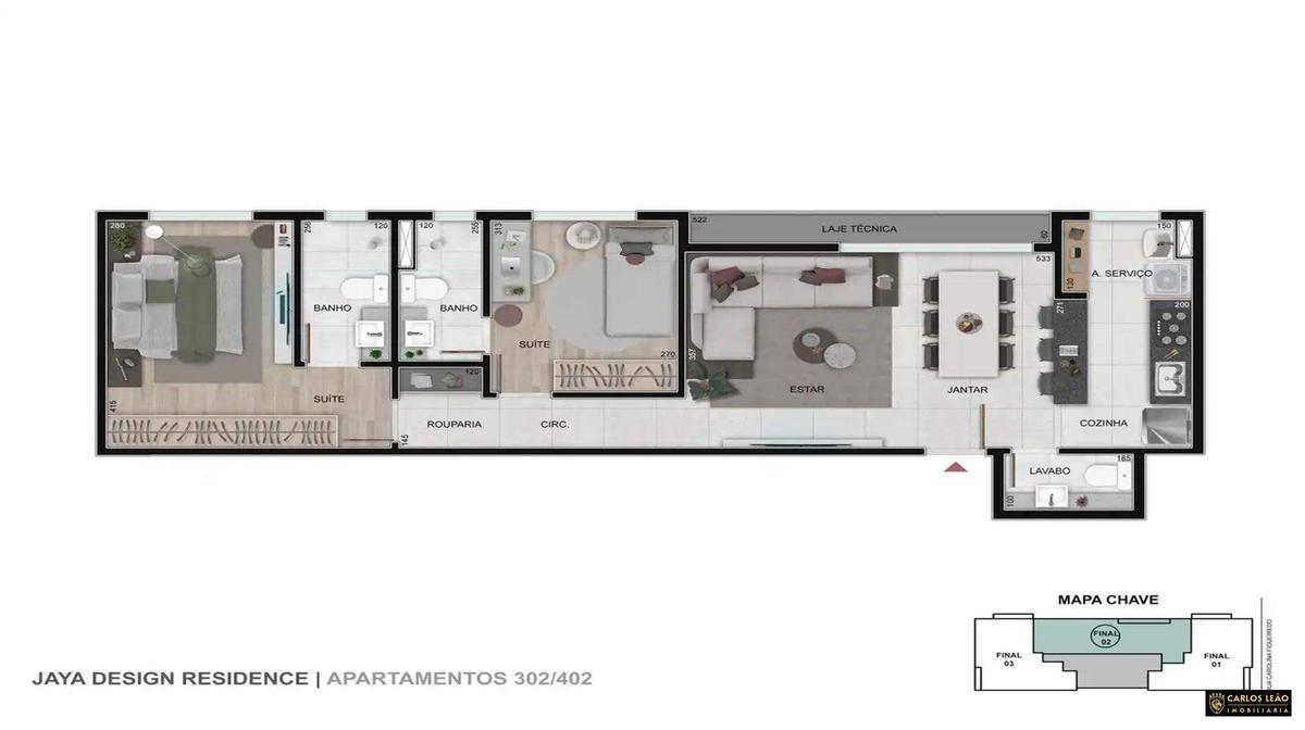 Apartamento, Serra, 2 Quartos, 2 Vagas, 2 Suítes