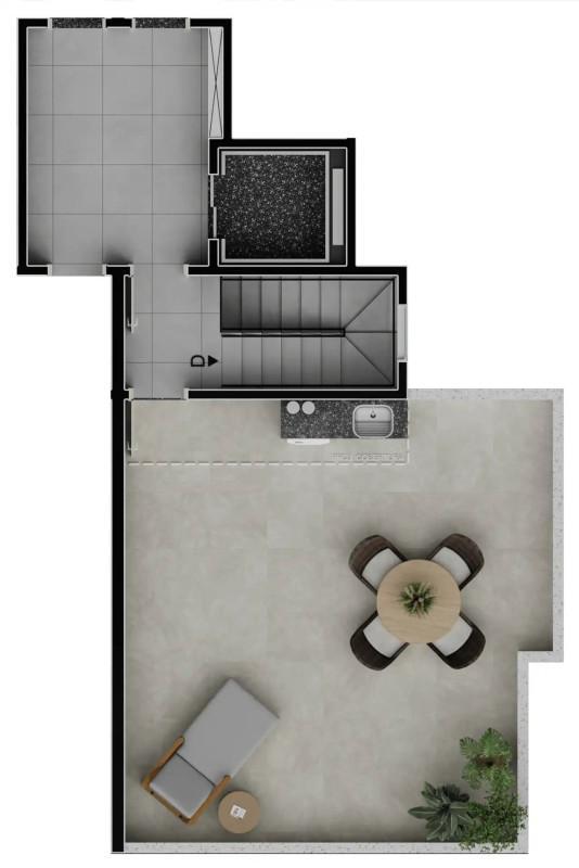 Cobertura, Aparecida, 2 Quartos, 1 Vaga, 1 Suíte