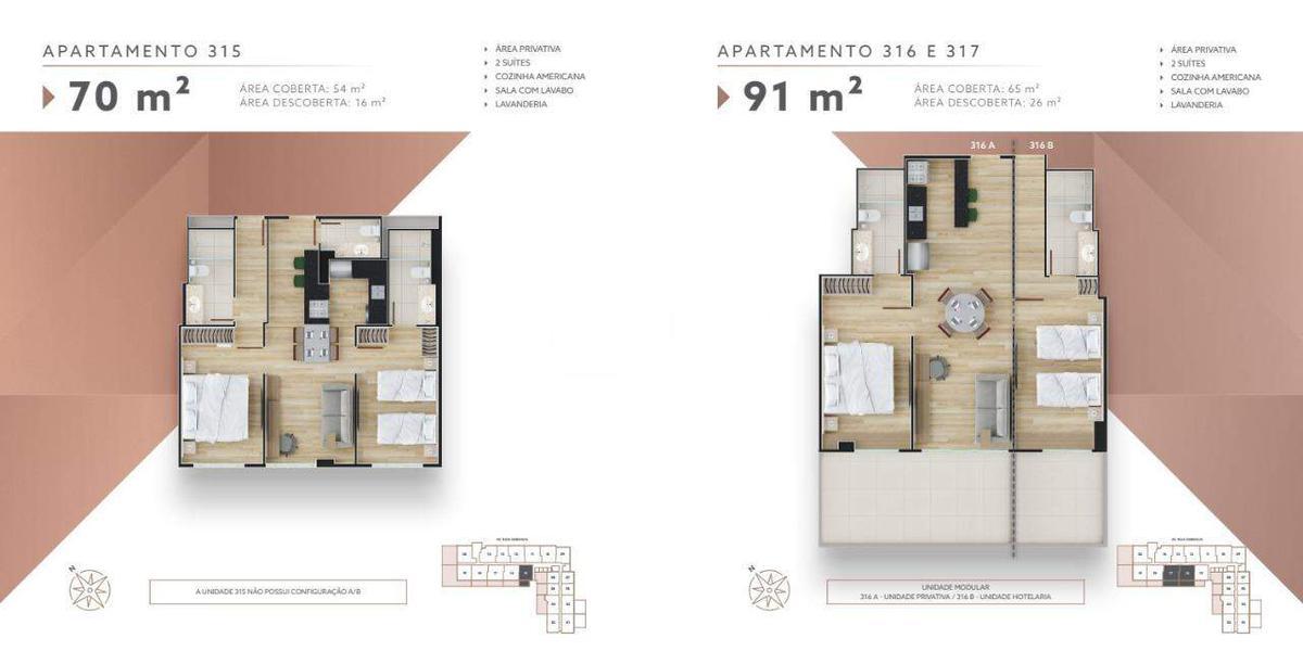 Área Privativa, Estoril, 2 Quartos, 2 Suítes