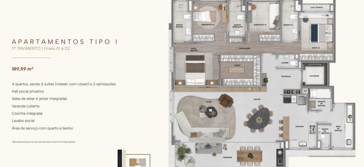 Apartamento, Lourdes, 4 Quartos, 3 Vagas, 3 Suítes
