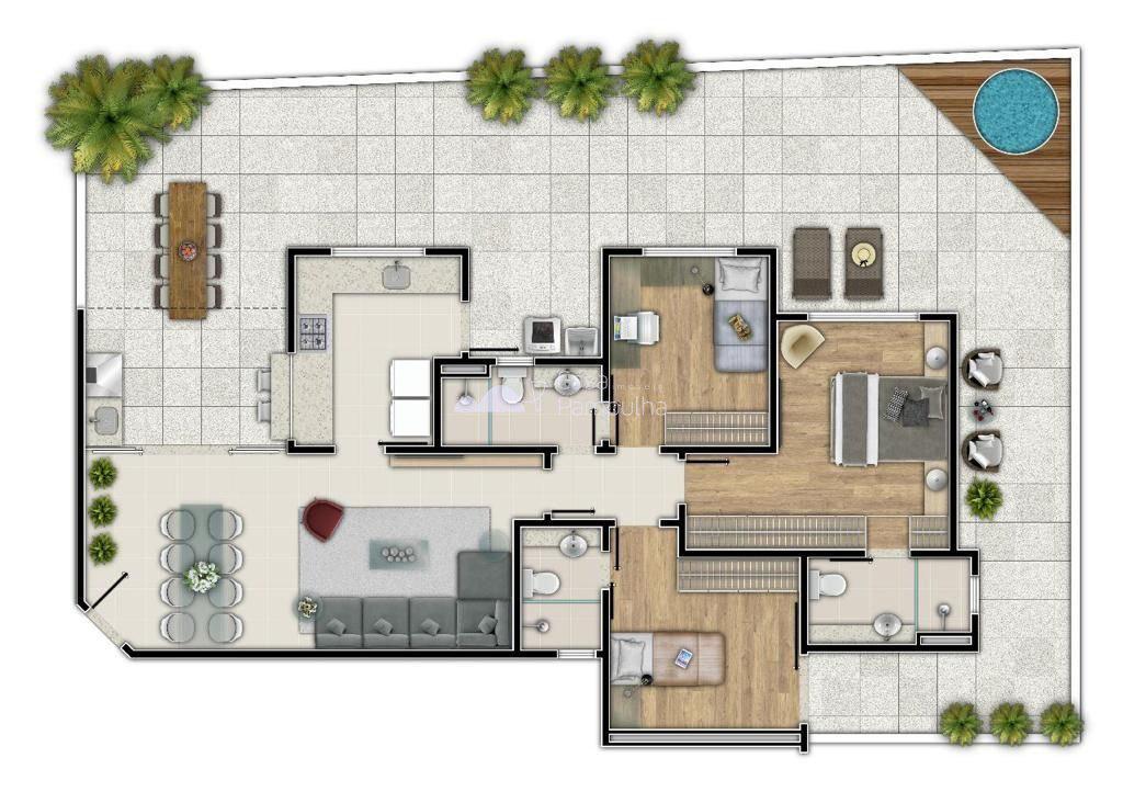 Apartamento, Jaraguá, 3 Quartos, 2 Vagas, 1 Suíte