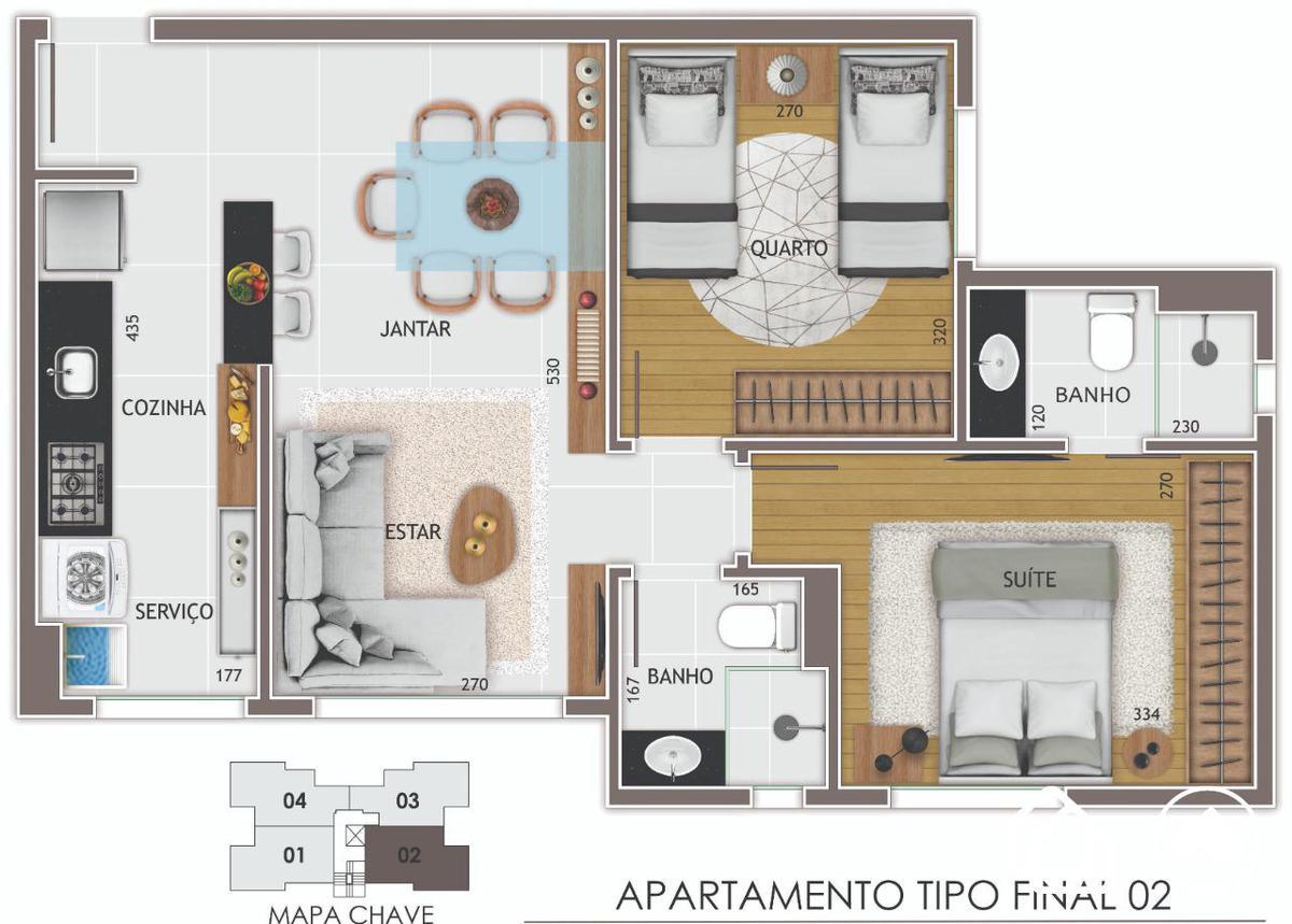 Apartamento, Buritis, 2 Quartos, 2 Vagas, 1 Suíte