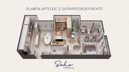 Apartamento, Horto, 2 Quartos, 1 Vaga, 1 Suíte