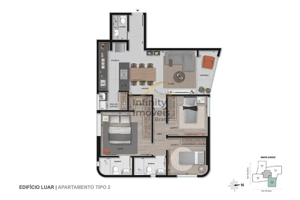 Apartamento, Vale do Sereno, 4 Quartos