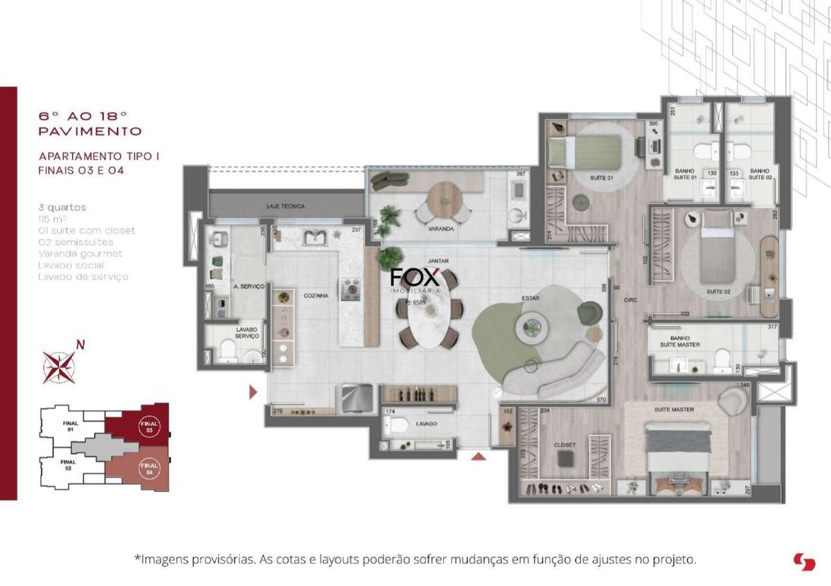 Apartamento, Savassi, 3 Quartos, 2 Vagas