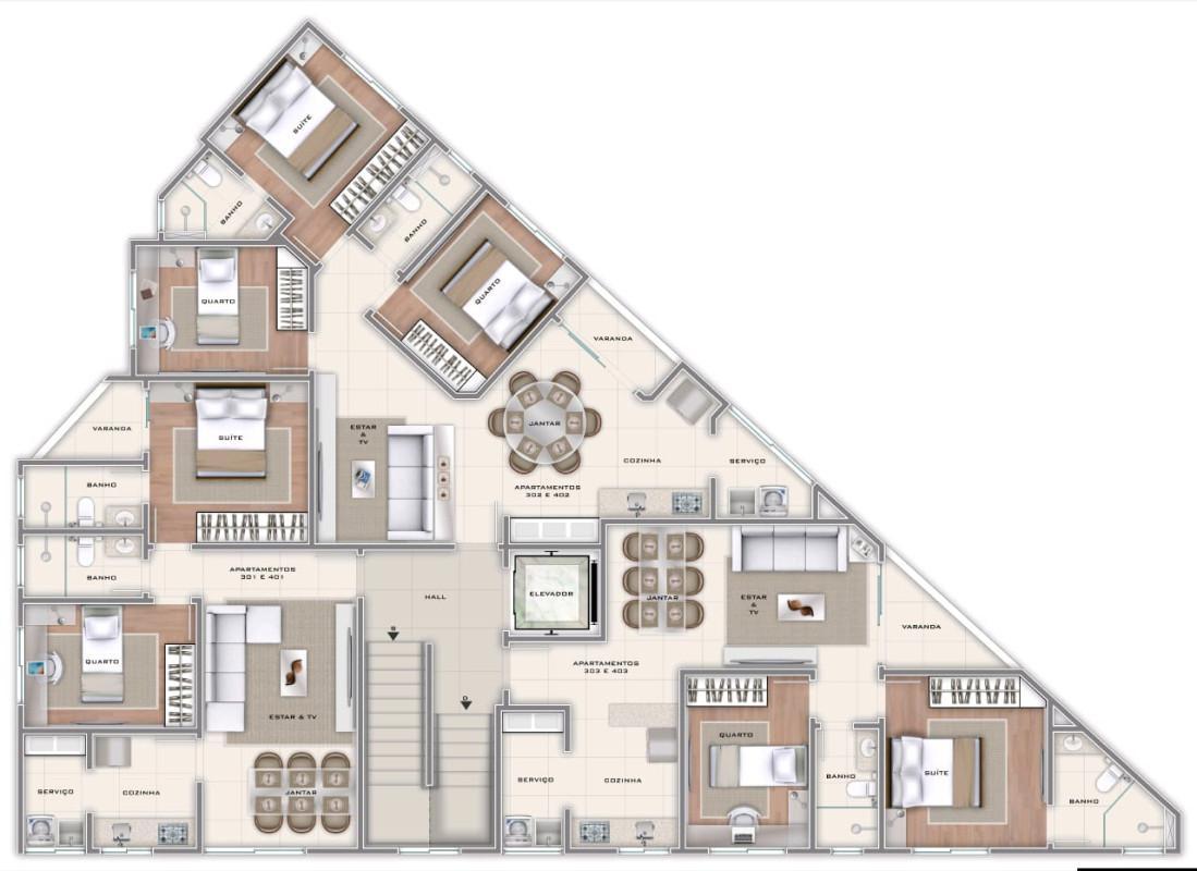 Apartamento, Nova Vista, 2 Quartos, 2 Vagas, 1 Suíte