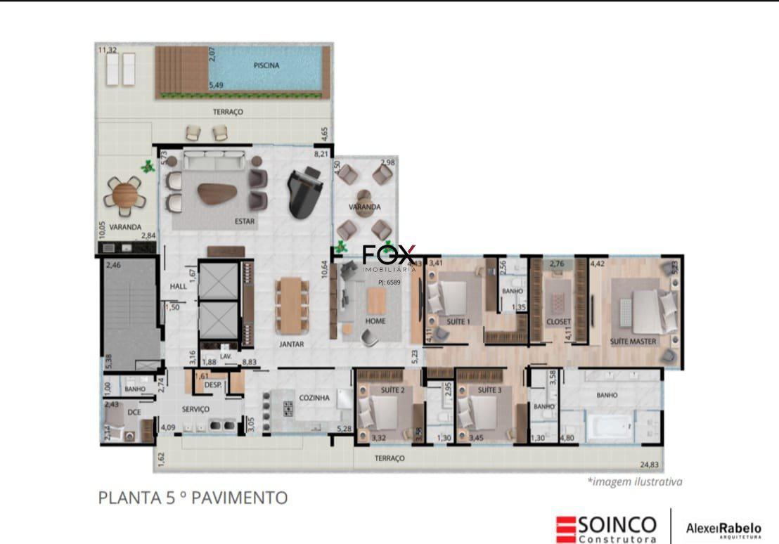 Cobertura, Santo Agostinho, 4 Quartos, 4 Vagas, 4 Suítes