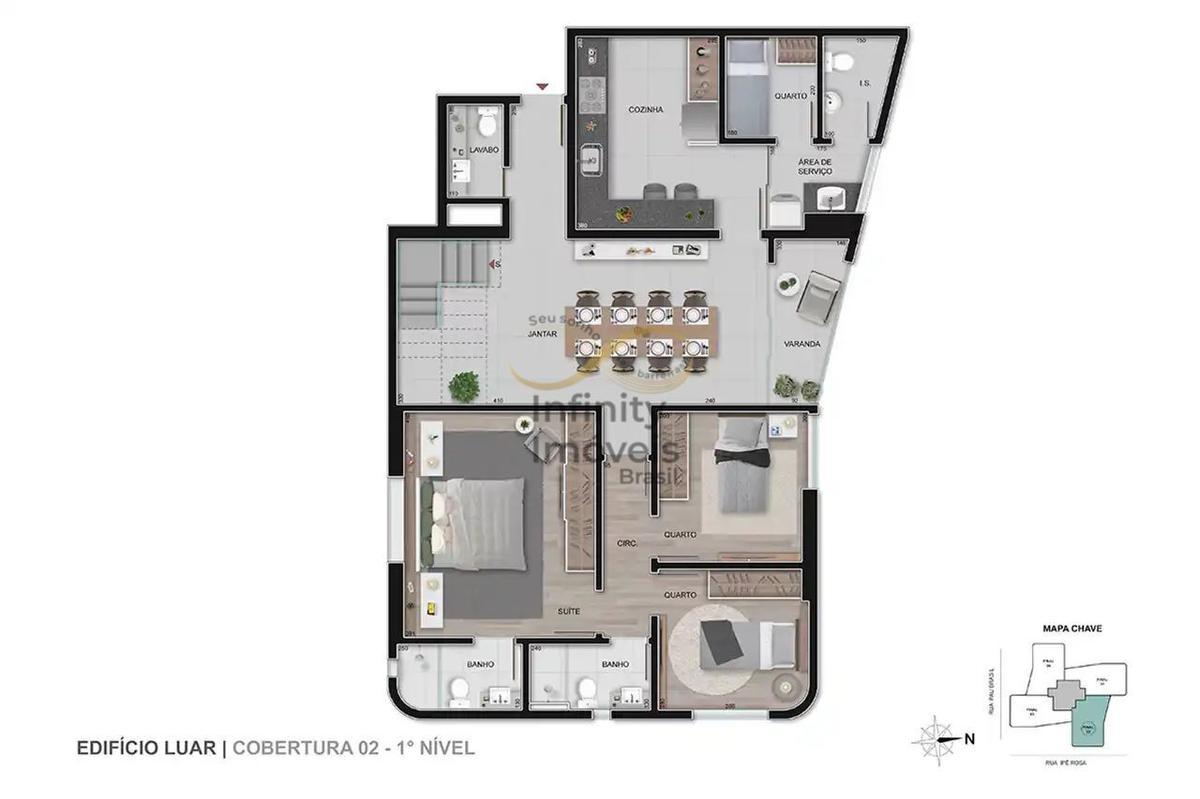 Apartamento, Vale do Sereno, 4 Quartos