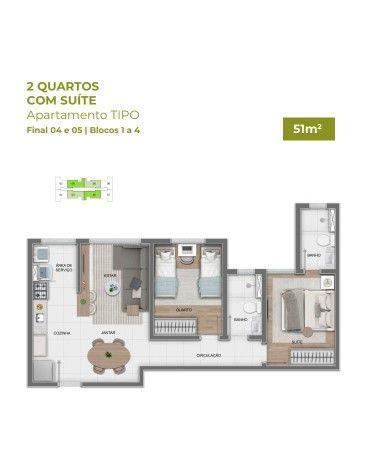 Apartamento, Estoril, 2 Quartos, 1 Vaga, 1 Suíte