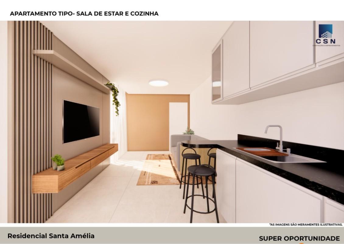 Apartamento, Santa Amélia, 2 Quartos, 1 Vaga, 1 Suíte