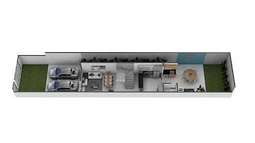 Casa, Quitandinha, 3 Quartos, 2 Vagas, 2 Suítes