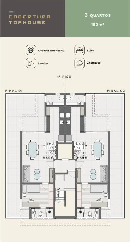 Apartamento, Carmo, 3 Quartos, 2 Vagas
