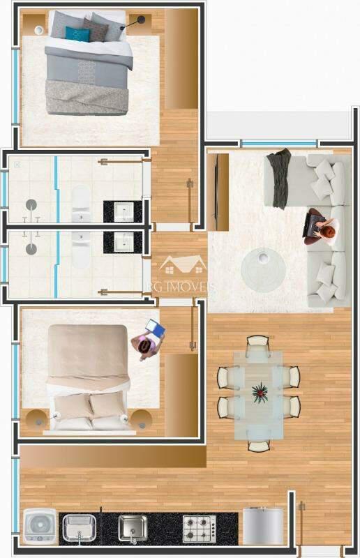 Apartamento, Barreiro, 2 Quartos, 1 Vaga, 1 Suíte