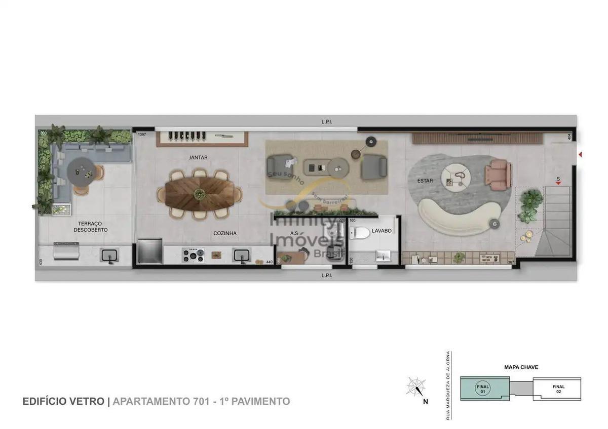 Apartamento, Serra, 2 Quartos