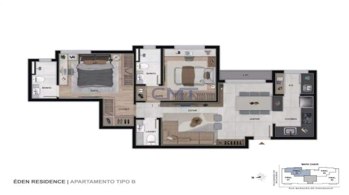 Apartamento, Santo Antônio, 3 Quartos, 2 Vagas, 1 Suíte