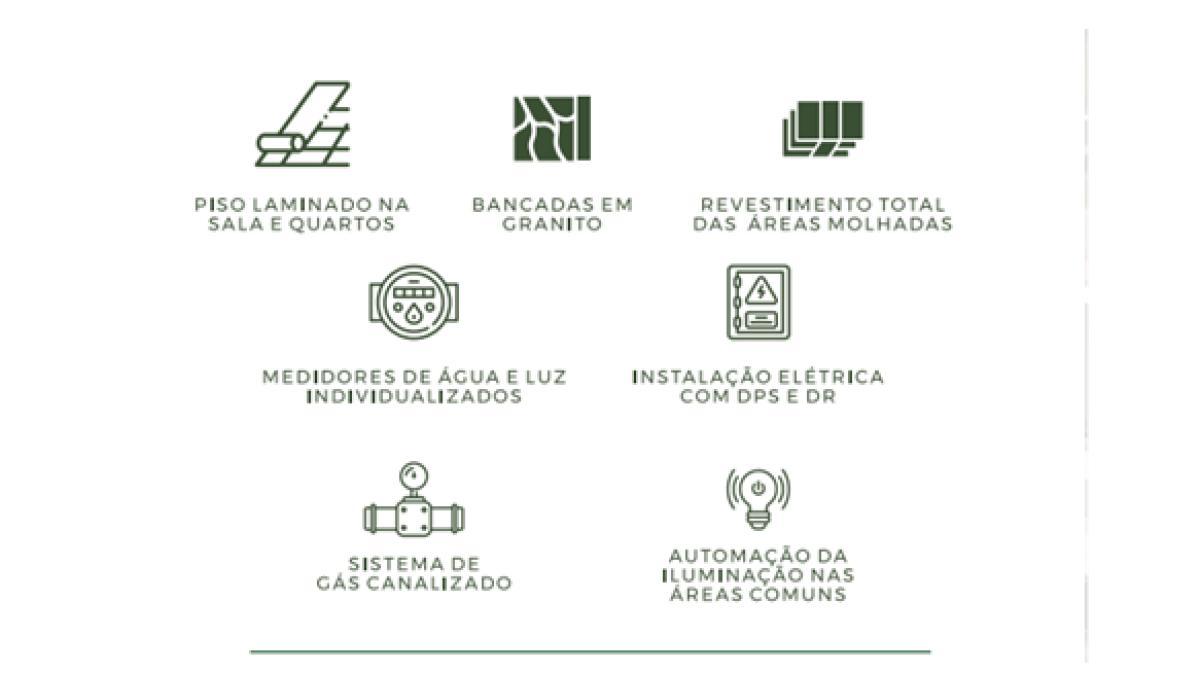 Apartamento, Centro, 2 Quartos, 1 Vaga