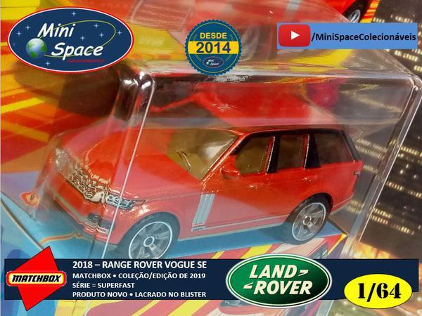 Matchbox 2018 Range Rover Vogue Se Superfast 1/64