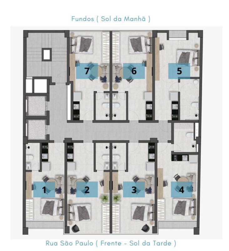 Apart Hotel, Lourdes, 1 Quarto, 0 Vaga