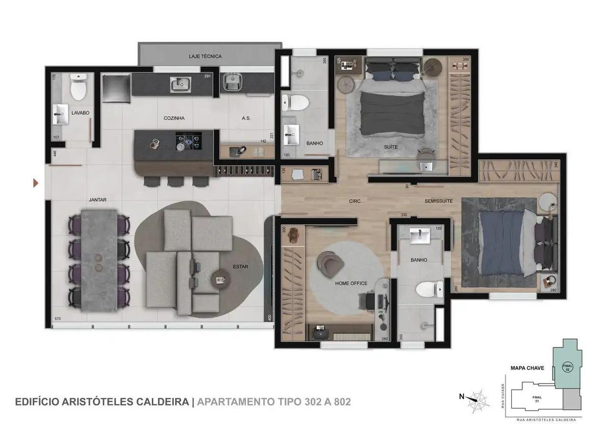 Apartamento, Prado, 3 Quartos, 2 Vagas, 1 Suíte