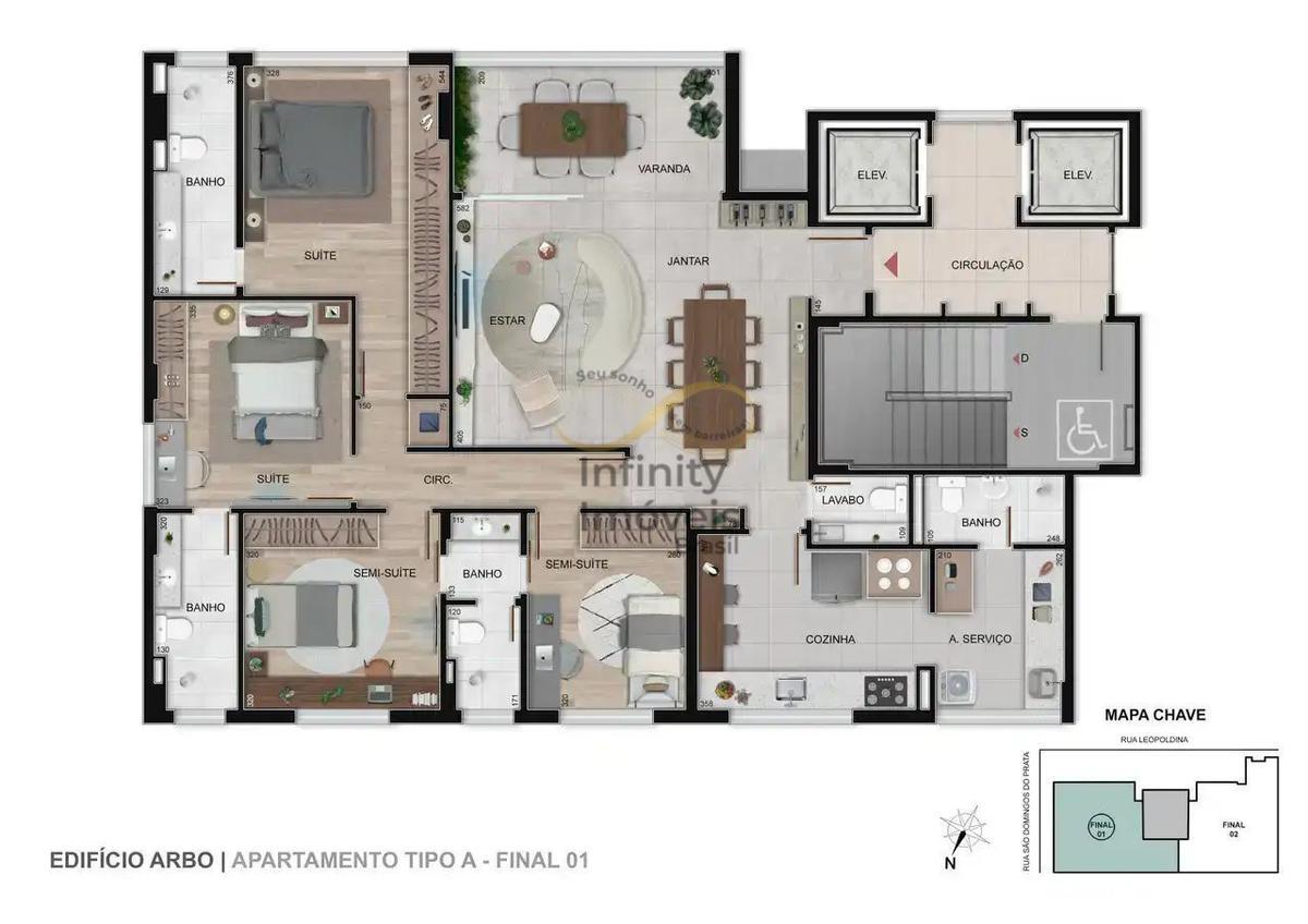 Apartamento, Santo Antônio, 4 Quartos
