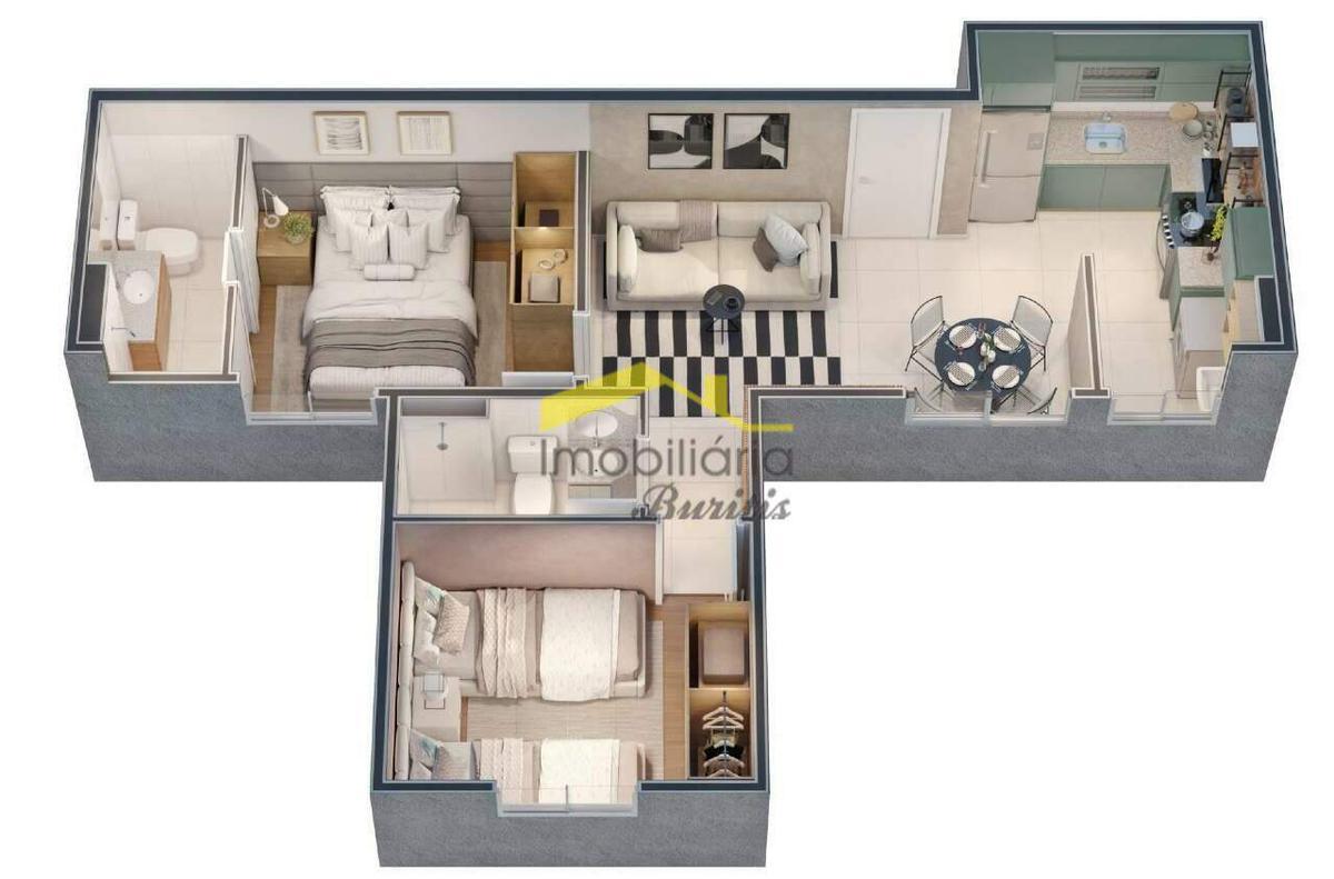 Apartamento, Palmeiras, 3 Quartos, 1 Vaga, 1 Suíte