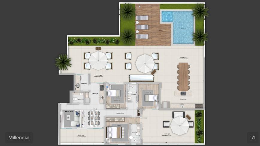 Apartamento, Anchieta, 3 Quartos, 2 Vagas, 1 Suíte