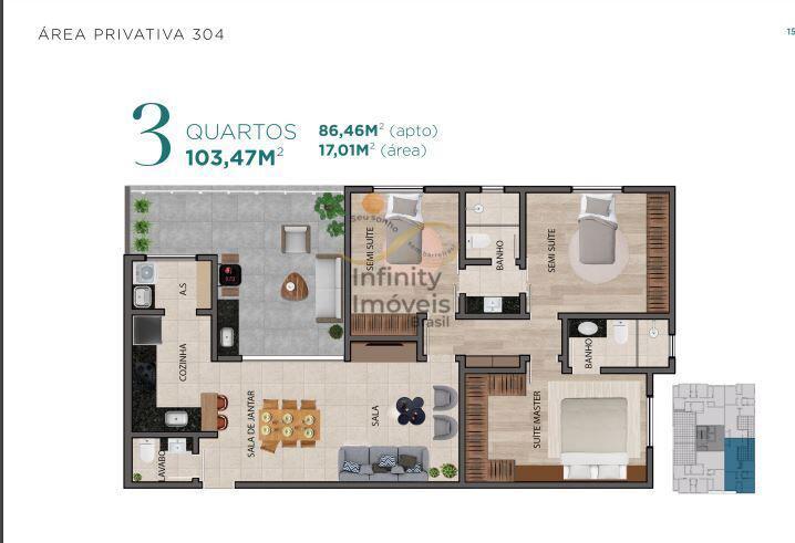 Apartamento, Palmares, 4 Quartos
