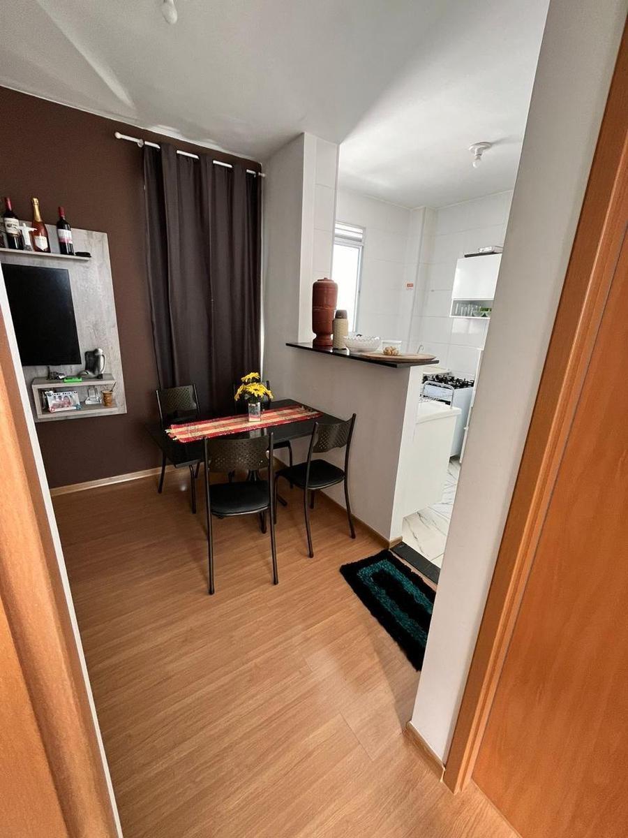 Apartamento, Urca (justinópolis), 2 Quartos, 1 Vaga