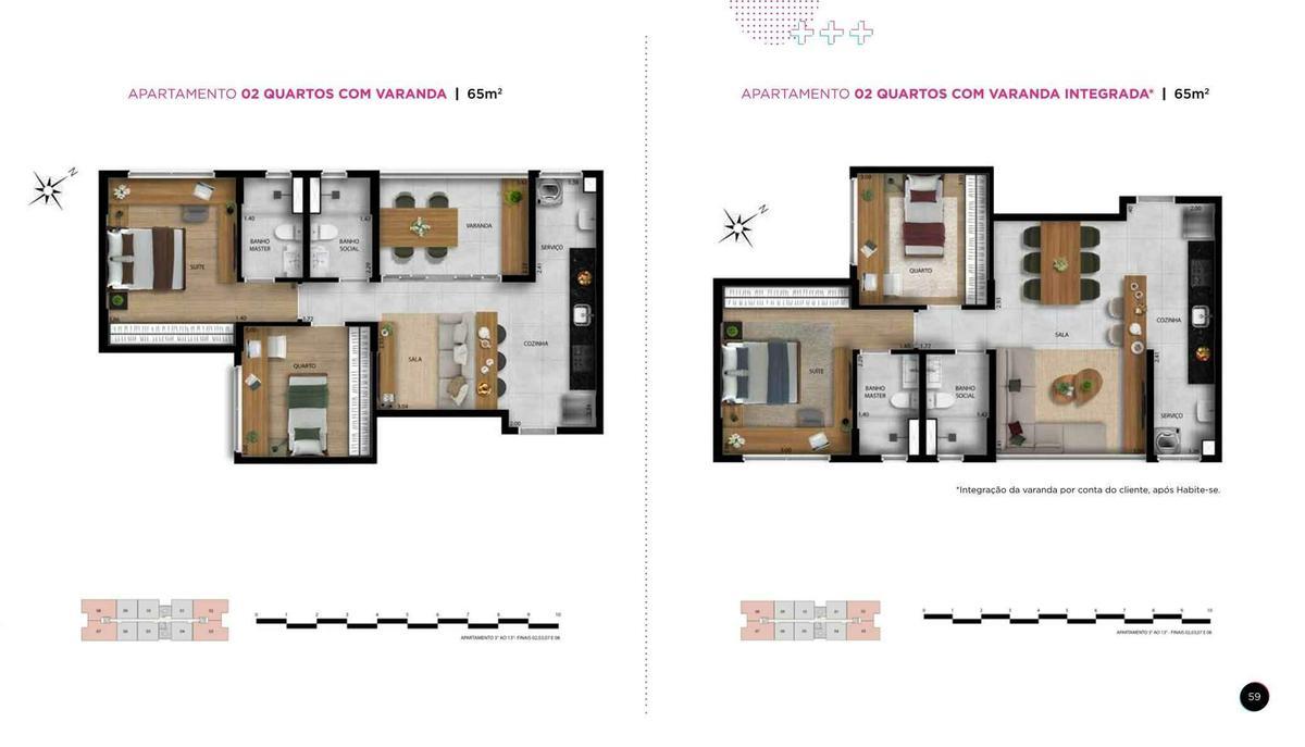 Apartamento, Vale do Sereno, 2 Quartos, 2 Vagas, 1 Suíte