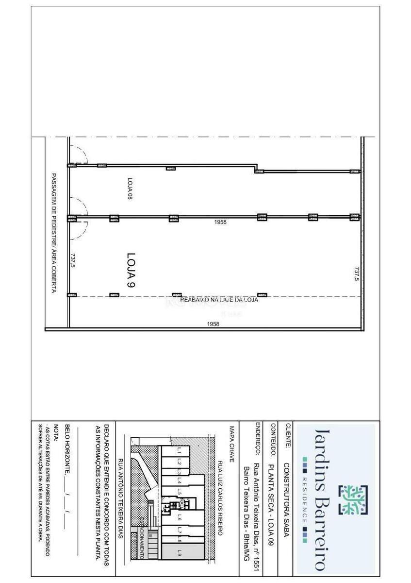 Andar, Teixeira Dias, 0 Quarto, 1 Vaga