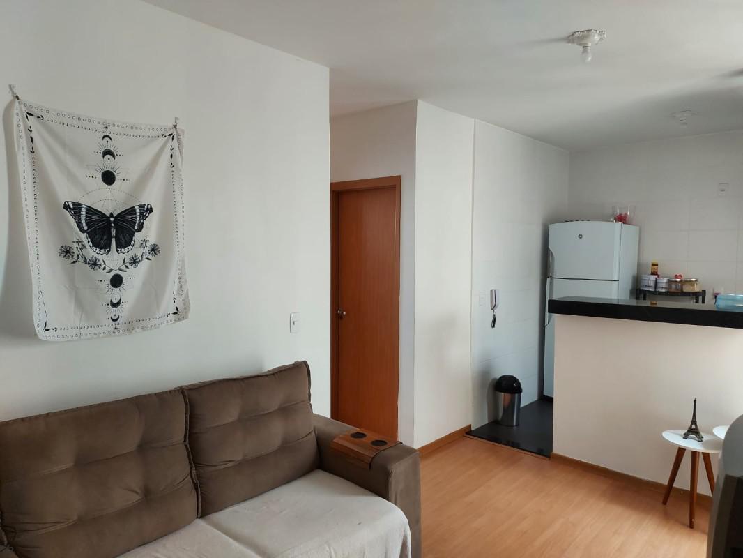 Apartamento, Urca (justinópolis), 2 Quartos, 1 Vaga