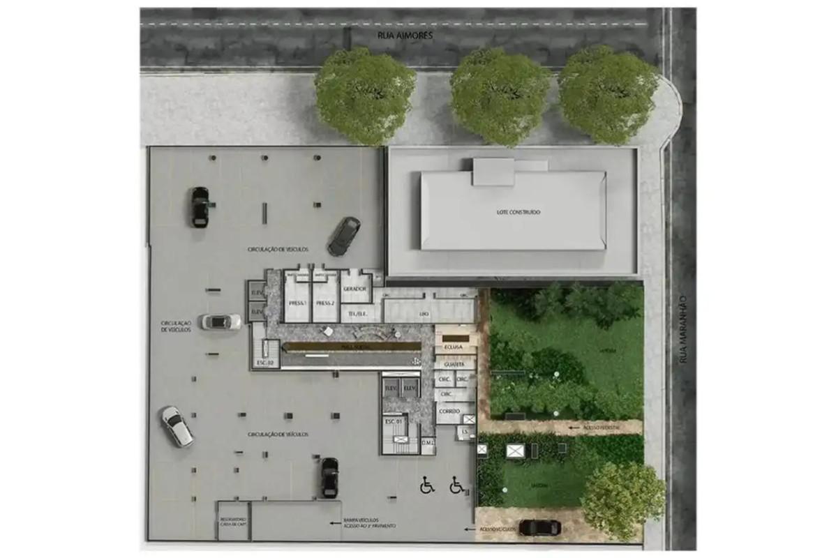 Apartamento, Funcionários, 4 Quartos, 3 Vagas, 2 Suítes