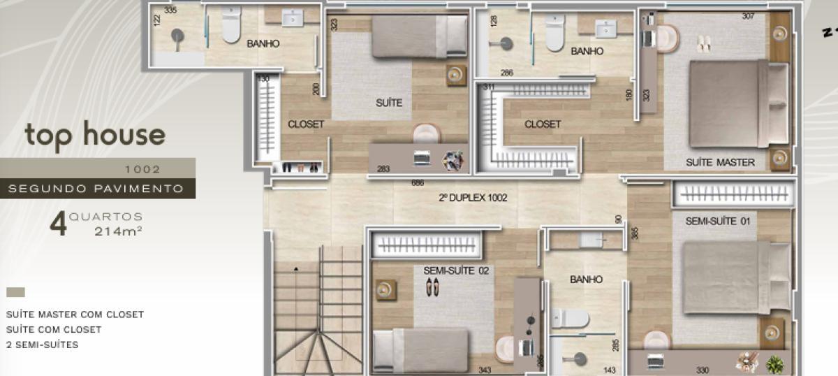 Cobertura, Sion, 4 Quartos, 3 Vagas, 1 Suíte